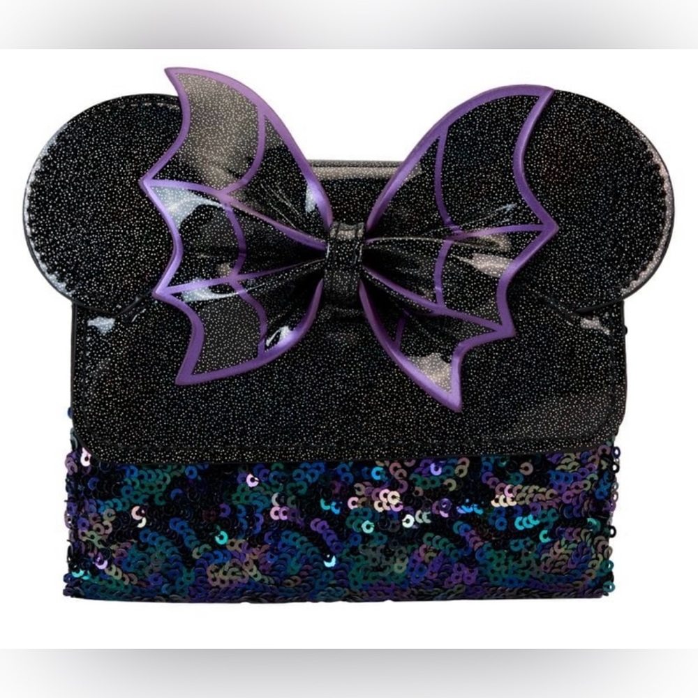 NWT Minnie Mouse Spiderweb Sequin 2024 Release Wallet